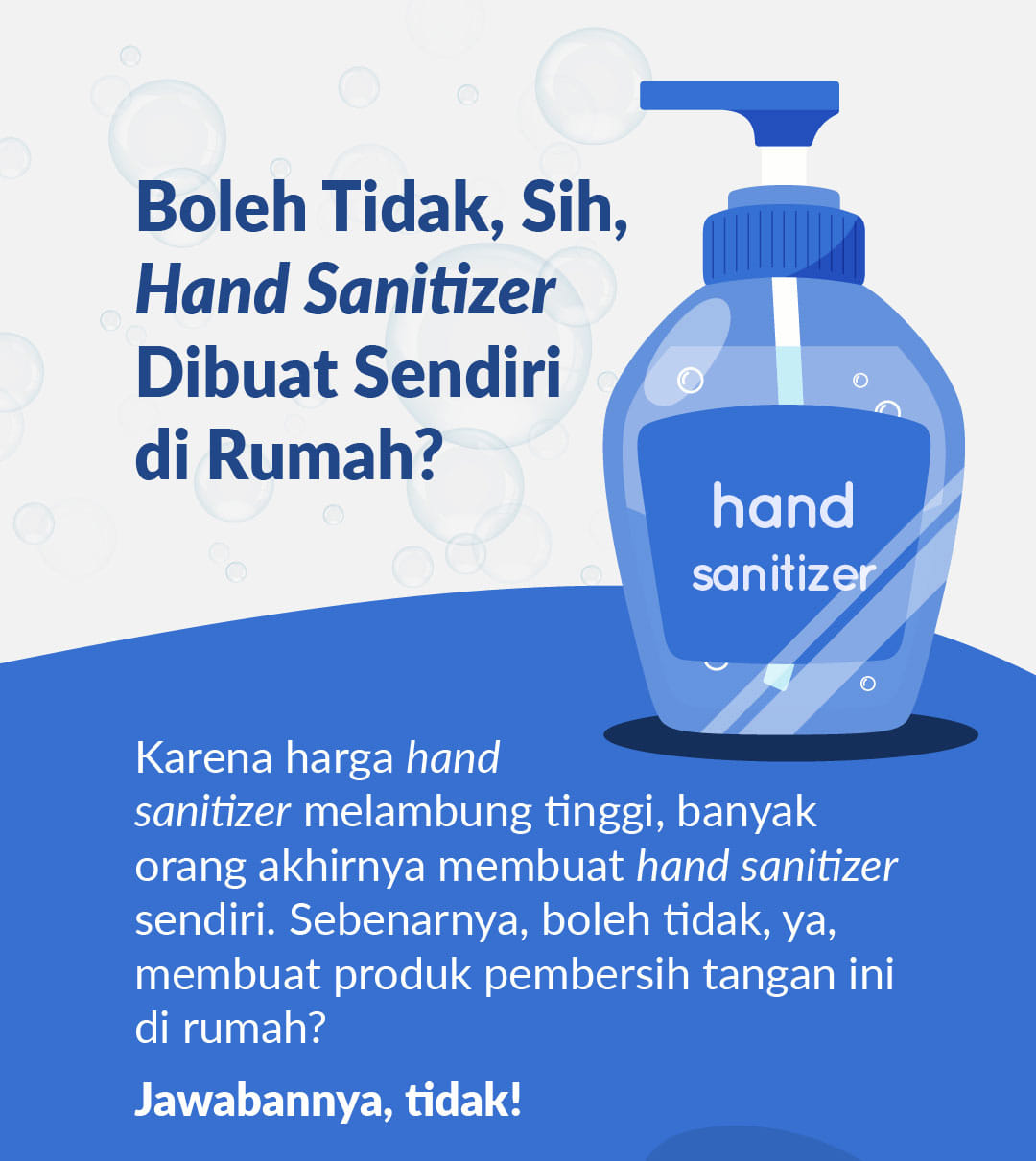 Hand Sanitizer untuk COVID-19