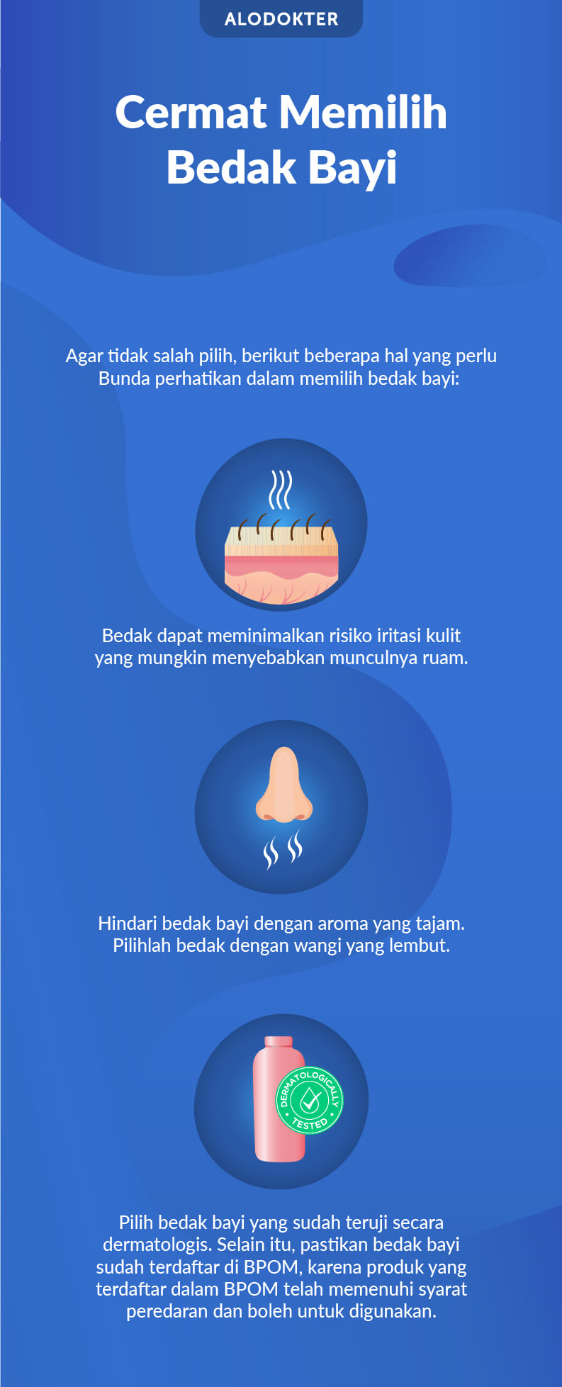 Cara Memilih Bedak Bayi yang Perlu Bunda Ketahui - Alodokter