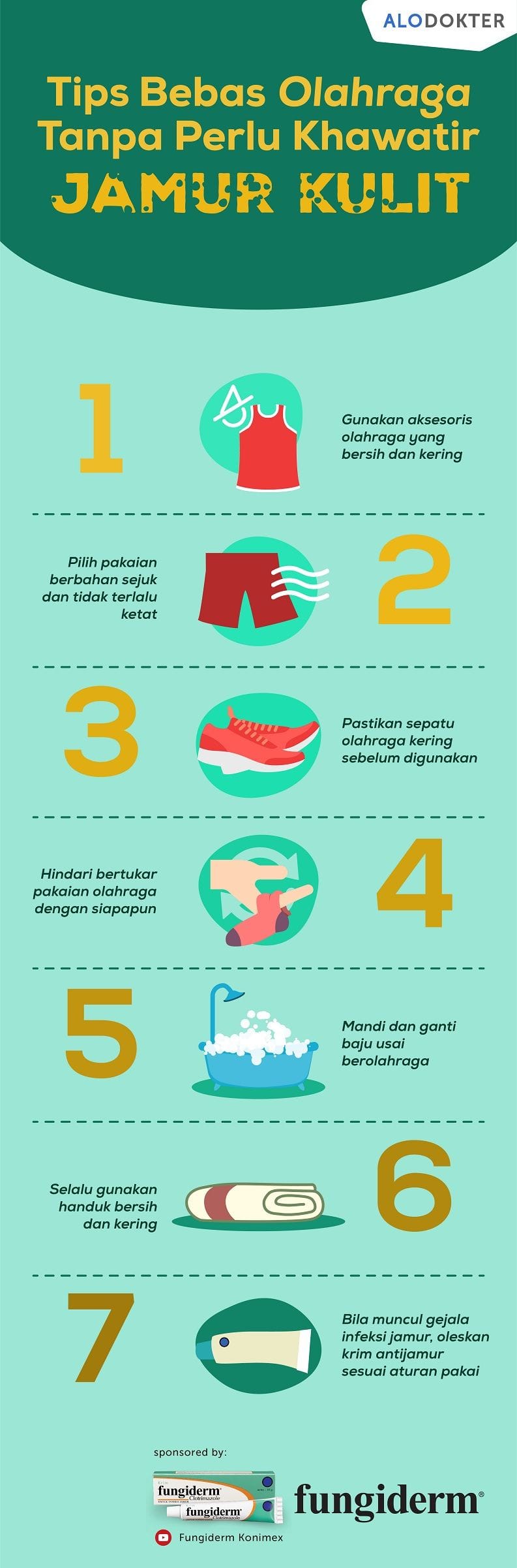 Coba Tips Olahraga Berikut, Agar Terhindar dari Jamur Kulit - Alodokter