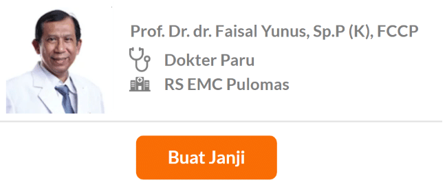 Dokter Spesialis Paru Terbaik di Jakarta Timur - Alodokter
