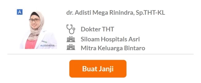 Dokter Spesialis THT Terbaik di Jakarta Selatan - Alodokter