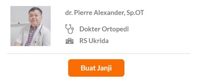 Dokter Spesialis Ortopedi dan Traumatologi Terbaik di Jakarta Barat - Alodokter