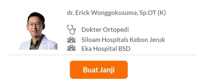 Dokter Spesialis Ortopedi dan Traumatologi Terbaik di Jakarta Barat - Alodokter