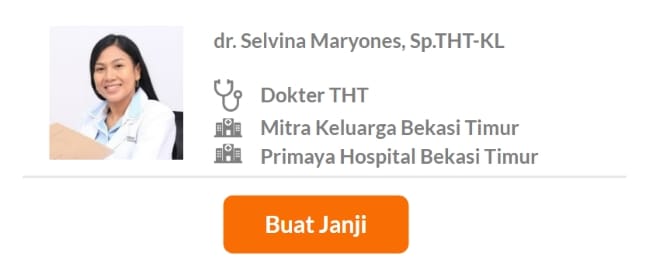 Dokter Spesialis THT Terbaik di Bekasi - Alodokter