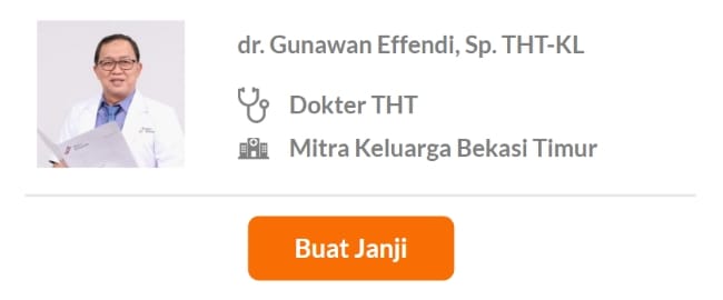 Dokter Spesialis THT Terbaik di Bekasi - Alodokter