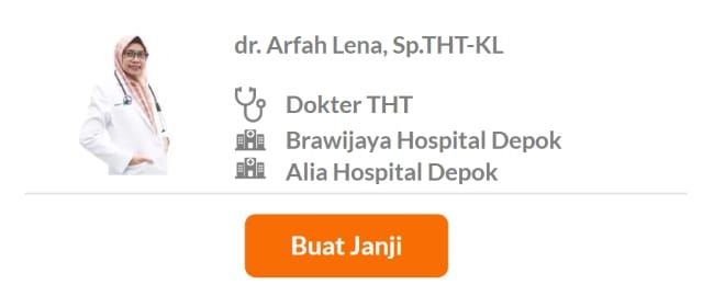 Dokter Spesialis THT Terbaik di Depok - Alodokter