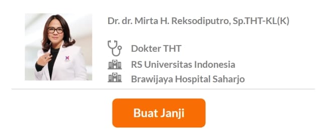 Dokter Spesialis THT Terbaik di Depok - Alodokter