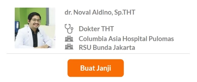 Dokter Spesialis THT Terbaik di Jakarta Timur - Alodokter