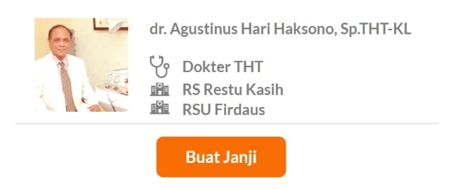 Dokter Spesialis THT Terbaik di Jakarta Timur - Alodokter