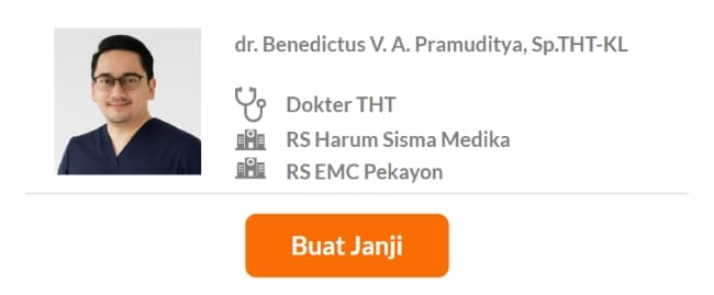 Dokter Spesialis THT Terbaik di Jakarta Timur - Alodokter