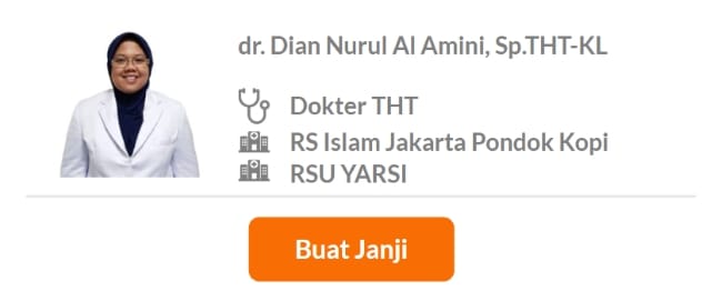Dokter Spesialis THT Terbaik di Jakarta Timur - Alodokter