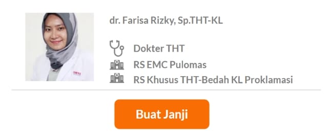 Dokter Spesialis THT Terbaik di Jakarta Timur - Alodokter