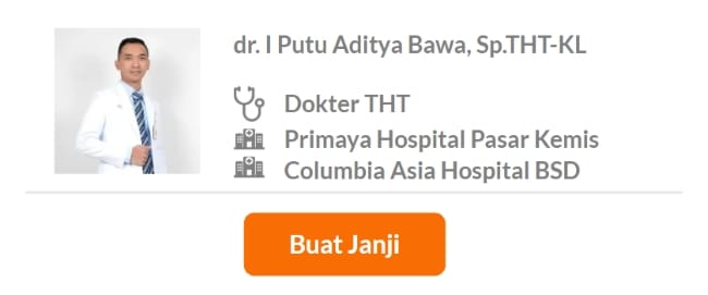 Dokter Spesialis THT Terbaik di Tangerang - Alodokter