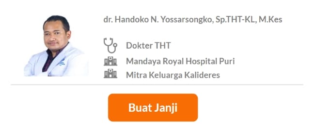 Dokter Spesialis THT Terbaik di Tangerang - Alodokter