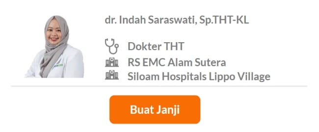 Dokter Spesialis THT Terbaik di Tangerang Selatan - Alodokter
