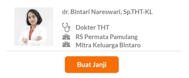 Dokter Spesialis THT Terbaik di Tangerang Selatan - Alodokter