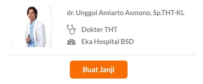 Dokter Spesialis THT Terbaik di Tangerang Selatan - Alodokter