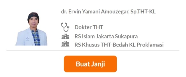 Dokter Spesialis THT Terbaik di Jakarta Utara - Alodokter