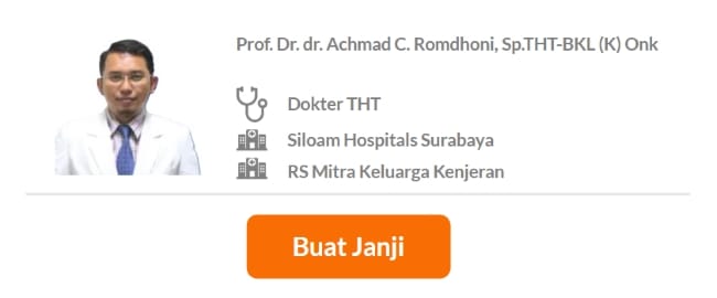 Dokter Spesialis THT Terbaik di Surabaya - Alodokter