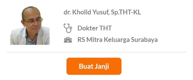 Dokter Spesialis THT Terbaik di Surabaya - Alodokter
