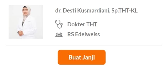 Dokter Spesialis THT Terbaik di Bandung - Alodokter