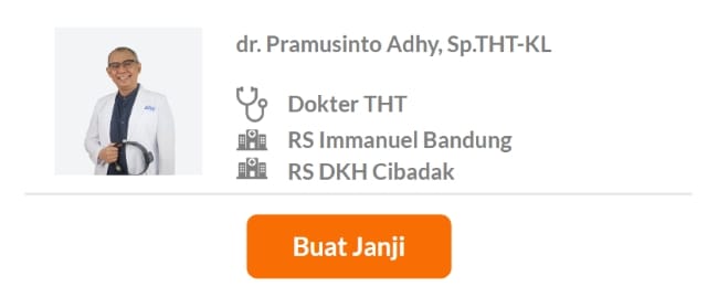 Dokter Spesialis THT Terbaik di Bandung - Alodokter