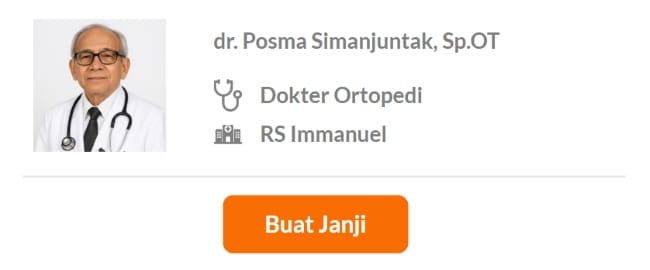 Dokter Spesialis Ortopedi dan Traumatologi Terbaik di Bandung - Alodokter