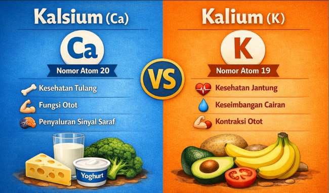 Perbedaan Kalium dan Kalsium untuk Kesehatan Tubuh - Alodokter
