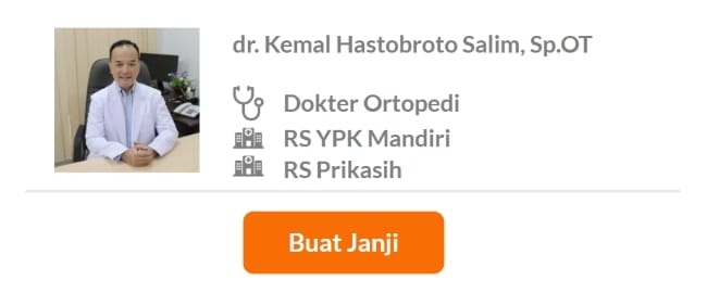 Dokter Spesialis Ortopedi dan Traumatologi Terbaik di Jakarta Pusat - Alodokter