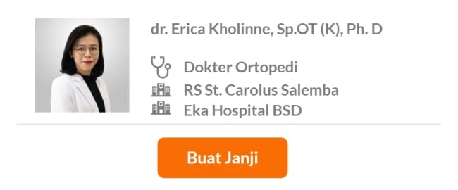 Dokter Spesialis Ortopedi dan Traumatologi Terbaik di Jakarta Pusat - Alodokter