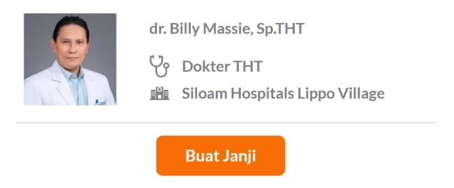 Dokter Spesialis THT Terbaik di Tangerang - Alodokter