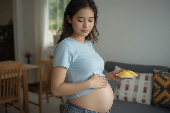 Ibu Hamil Makan Durian di Trimester 3, Amankah untuk Janin? - Alodokter