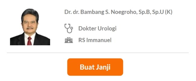 Dokter Spesialis Urologi Terbaik di Bandung - Alodokter