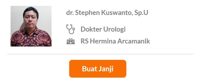 Dokter Spesialis Urologi Terbaik di Bandung - Alodokter