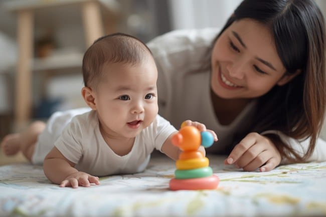Stimulasi Bayi 4 Bulan, Latihan Sederhana untuk Tumbuh Kembang Si Kecil - Alodokter