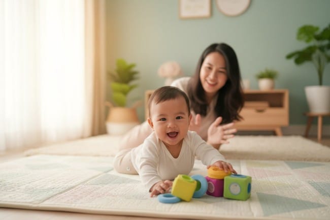 Stimulasi Bayi 7 Bulan, Tips agar Si Kecil Tumbuh Aktif dan Ceria - Alodokter