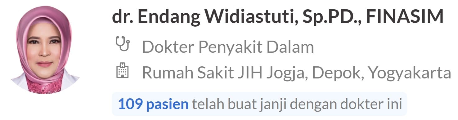 dr. Endang Widiastuti, Sp.PD., FINASIM