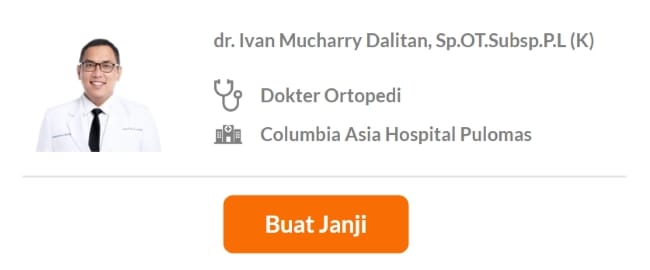 Dokter Spesialis Ortopedi dan Traumatologi Terbaik di Jakarta Timur - Alodokter