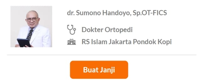 Dokter Spesialis Ortopedi dan Traumatologi Terbaik di Jakarta Timur - Alodokter