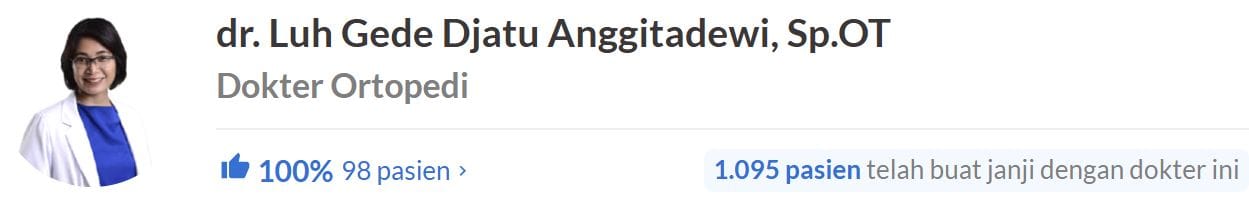 Rumah Sakit Terbaik untuk Ortopedi - Alodokter