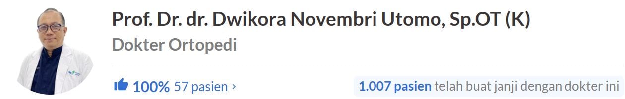 Rumah Sakit Terbaik untuk Ortopedi - Alodokter