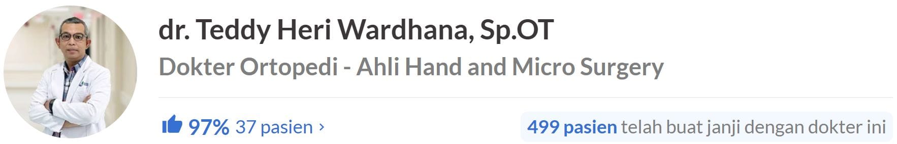 Rumah Sakit Terbaik untuk Ortopedi - Alodokter