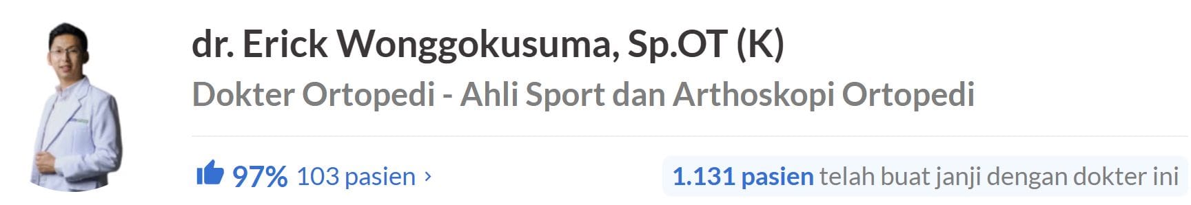 Rumah Sakit Terbaik untuk Ortopedi - Alodokter
