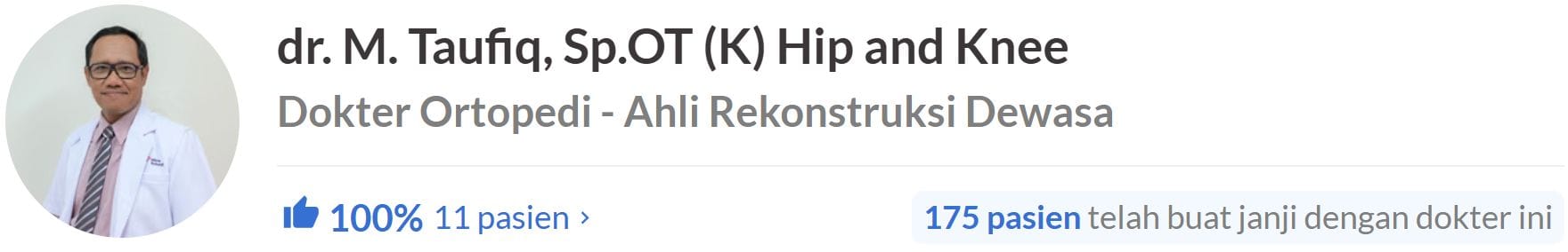 Rumah Sakit Terbaik untuk Ortopedi - Alodokter