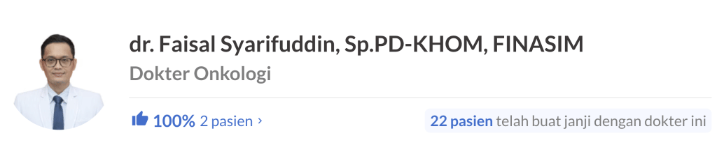 Rumah Sakit Terbaik untuk Kemoterapi - Alodokter